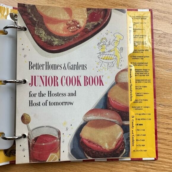 Better Homes & Gardens Junior Cookbook The Hostess & Host Of Tomorrow Retro - Picture 7 of 10